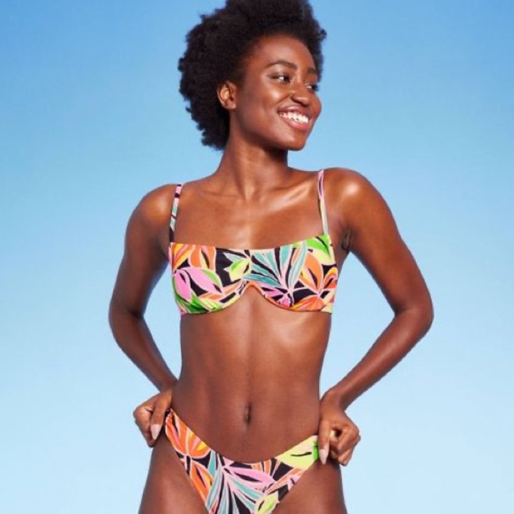 Women's Underwire Bralette Bikini Top - Wild Fable™